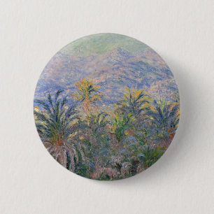 Palmen Claude Monets bei Bordighera Button