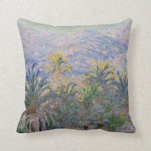 Palmen Claude Monets bei Bordighera Kissen