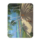 Palmen Clovelly Beach Barbados 2013 Magnet (Vertikal)