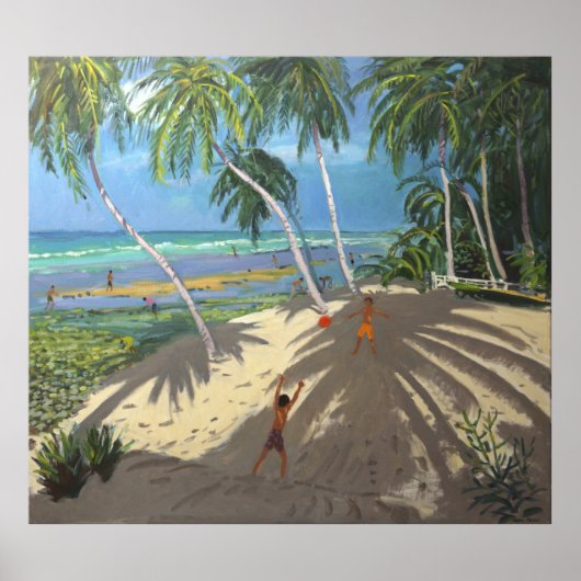 Palmen Clovelly Beach Barbados 2013 Poster (Vorne)