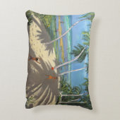 Palmen Clovelly Beach Barbados 2013 Zierkissen (Rückseite(Vertikal))