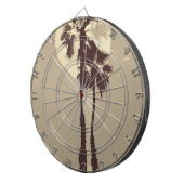 Palmen Dartscheibe (Vorderseite rechts)