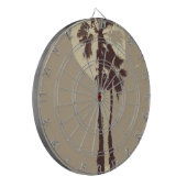 Palmen Dartscheibe (Vorderseite Links)