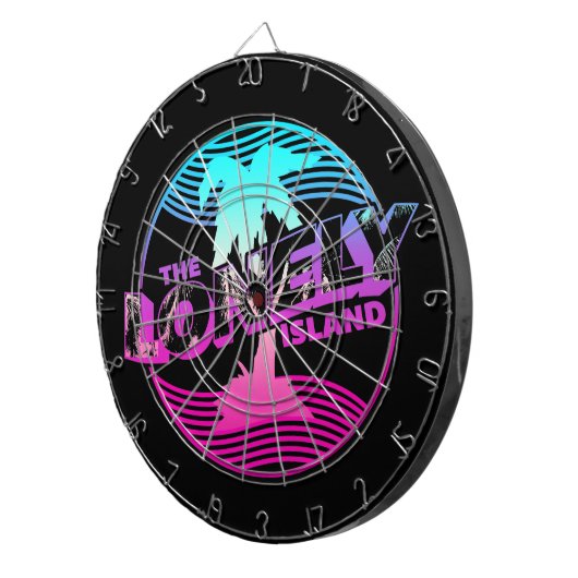 Palmen Dartscheibe (Vorderseite rechts)