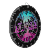 Palmen Dartscheibe (Vorderseite Links)