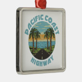 Palmen der Pazifikküste Ornament Aus Metall (Rechts)