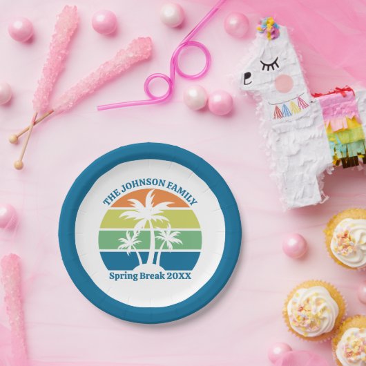 Palmen des tropischen Party Pappteller (Party)