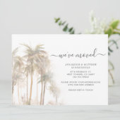 Palmen, die wir bewegt haben Änderung der Adresse Ankündigung (Stehend Vorderseite)