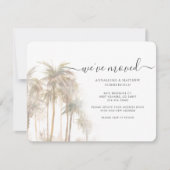 Palmen, die wir bewegten, bewegten uns tropisch mitteilungskarte (Vorderseite)