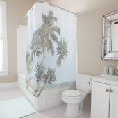 Palmen Duschvorhang (Beispiel)