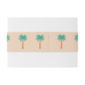 Palmen Einladungsbanderole (Rückseitenbeispiel)