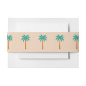 Palmen Einladungsbanderole (Vorderseite Beispiel)