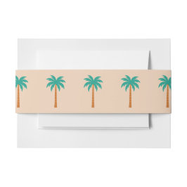 Palmen Einladungsbanderole