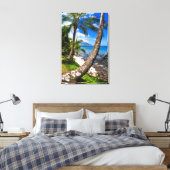 Palmen entlang des Hideaways Beach Leinwanddruck (Insitu (Schlafzimmer))