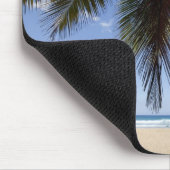 Palmen entlang des Karibischen Meeres. Mousepad (Ecke)