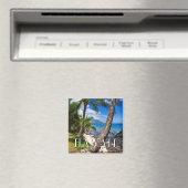 Palmen entlang Hideaways Beach Magnet (In Situ (Geschirrspüler))