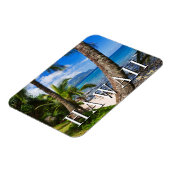 Palmen entlang Hideaways Beach Magnet (Linke Seite)