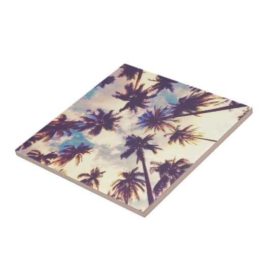 Palmen Fliese (Seite)