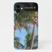 Palmen gegen blauen Himmel Case-Mate iPhone Hülle (Rückseite)