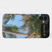 Palmen gegen blauen Himmel Case-Mate iPhone Hülle (Rückseite (Horizontal))