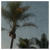 Palmen gegen den Himmel Stoff (Nahaufnahme)