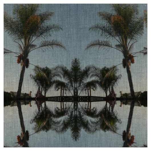 Palmen gegen den Himmel Stoff (Muster)