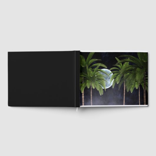 Palmen gegen den Mond Gästebuch (Voll)