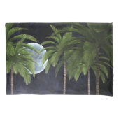 Palmen gegen den Mond Kissenbezug (Vorderseite)