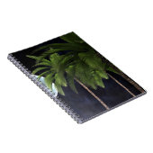 Palmen gegen den Mond Notizblock (Rechte Seite)