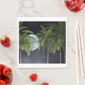 Palmen gegen den Mond Serviette (Beispiel)