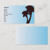 Palmen - Geschäft Visitenkarte (Vorne/Hinten)