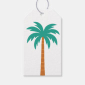 Palmen Geschenkanhänger (Vorderseite)