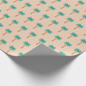 Palmen Geschenkpapier (Ecke)