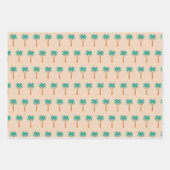 Palmen Geschenkpapier Set (Vorderseite)