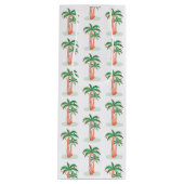 Palmen Geschenktüte Für Weinflaschen (Vorderseite)