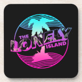 Palmen Getränkeuntersetzer (Vorderseite)