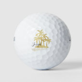 Palmen Golfball (Vorderseite)