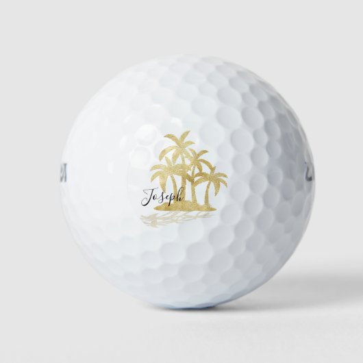 Palmen Golfball (Vorderseite)