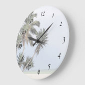 Palmen Große Wanduhr (Winkel)