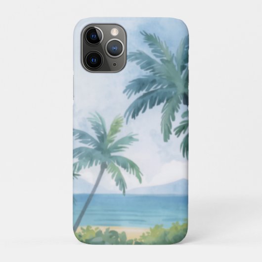 Palmen Hawaii Case-Mate iPhone Hülle (Rückseite)
