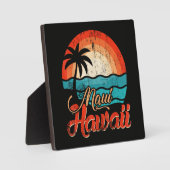 Palmen Hawaiianischer Strand Fotoplatte (Vorderseite)