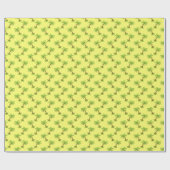 Palmen: Helle Vintage Illustration. Geschenkpapier (Flach)