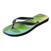 Palmen hoch badesandalen (Schrägansicht)