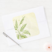 Palmen im Bambuswald | SIEGEL Quadratischer Aufkleber (Umschlag)