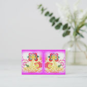 Palmen im hippie-Stil Visitenkarte (Stehend Vorderseite)