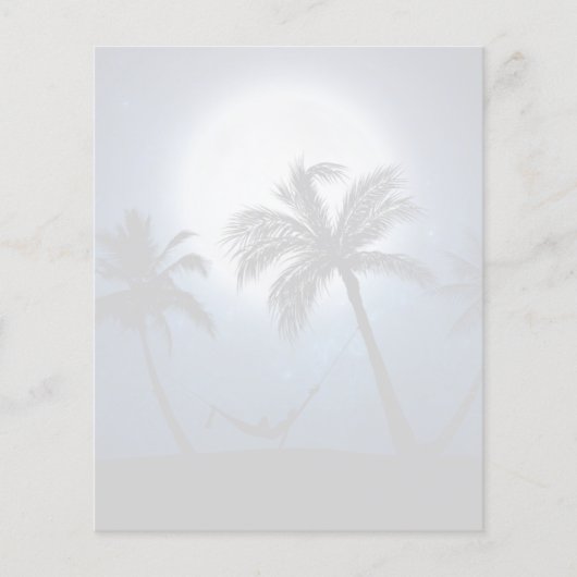 Palmen im Mondschein (Vorderseite)