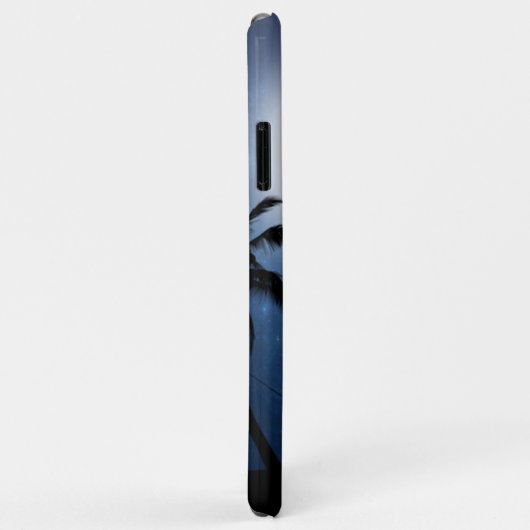 Palmen im Mondschein Case-Mate iPhone Hülle (Hinten/Rechts)