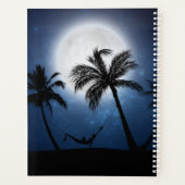 Palmen im Mondschein Planer (Rückseite)