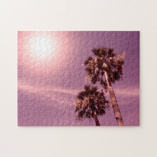 Palmen im Sonnenlicht Puzzle (Horizontal)
