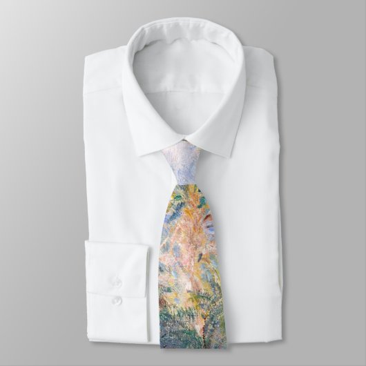 Palmen in Bordighera - Claude Monet Krawatte (Gebunden)